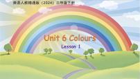 小学人教精通版（2024）Unit 6 Colours Lesson 1教课内容ppt课件