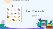 小学英语人教精通版（2024）三年级下册（2024）Unit 5 Animals Lesson 3多媒体教学ppt课件