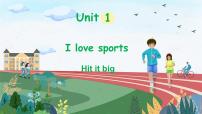 小学英语外研版（三起）2024四年级上册（2024）Unit 1 I love sports图片ppt课件