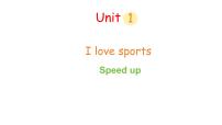 外研版（三起）2024Unit 1 I love sports课文配套课件ppt