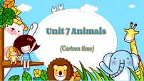 小学译林版（三起）（2024）Unit 7 Animals优秀ppt课件