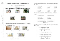 Unit 6 What are our homes like同步练-2024-2025学年沪教版（2024）英语三年级下册