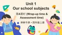 译林版（三起）（2024）四年级上册（2024）Unit 1 Our school subjects课前预习课件ppt