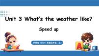 外研版（三起）2024四年级上册（2024）Unit 3 What's the weather like?背景图课件ppt