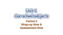 小学英语译林版（三起）（2024）四年级上册（2024）Unit 1 Our school subjects课前预习课件ppt