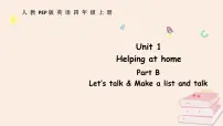 小学人教版PEP（2024）Part B课堂教学ppt课件