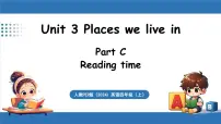 小学英语人教版PEP（2024）四年级上册（2024）Unit 3 Places we live inPart C课文内容ppt课件