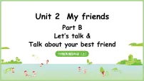 人教版PEP（2024）四年级上册（2024）Unit 2 My friendsPart B课堂教学ppt课件