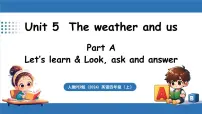 小学英语人教版PEP（2024）四年级上册（2024）Unit 5 The weather and usPart A教学演示课件ppt