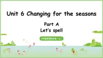 小学英语人教版PEP（2024）四年级上册（2024）Unit 6 Changing for the seasonsPart A课前预习课件ppt