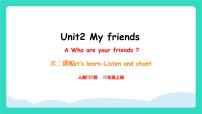 人教版PEP（2024）四年级上册（2024）Unit 2 My friendsPart A教学演示课件ppt
