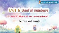 小学英语人教版PEP（2024）三年级上册（2024）Unit 6 Useful numbers Part A集体备课ppt课件