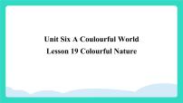 小学英语北京版（2024）三年级上册（2024）Lesson 19 Colourful Nature授课课件ppt