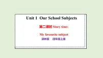 译林版（三起）（2024）四年级上册（2024）Unit 1 Our school subjects课前预习ppt课件