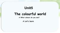 小学英语人教版PEP（2024）三年级上册（2024）Unit 5 The colourful world Part A课堂教学课件ppt