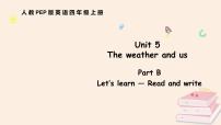 小学英语人教版PEP（2024）四年级上册（2024）Unit 5 The weather and usPart B教学演示ppt课件
