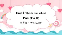 英语四年级上册（2024）Unit 1 This is our school教学课件ppt