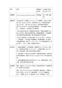 小学英语人教版PEP（2024）三年级上册（2024）Unit 2 Different families Part A表格教案及反思
