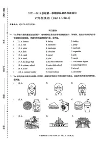 广东省深圳市龙岗区2025-2026学年六年级上学期英语学科素养形成练习 Unit 1 - Unit 3（月考）