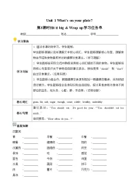 小学英语外研版（三起）2024五年级上册Module 3Unit 1 Where did you go?第3课时学案