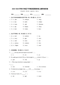 （期末培优卷）期末核心素养培优卷-闽教版（三起）小学英语六下（含答案解析）