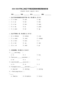 期末高频易错培优卷-科普版小学英语三下（含解析）