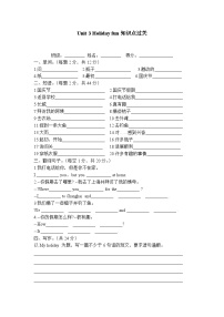 牛津译林版六年级上册Unit 3 Holiday fun学案及答案