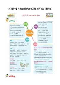 小学英语Unit 6 Keep our city clean学案