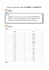 北京版（2024）三年级下册（2024）Unit Two Get to Know the WeatherLesson 8 Weather in China练习