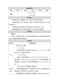 小学英语人教版PEP（2024）三年级下册（2024）Unit 5 Old toys教案