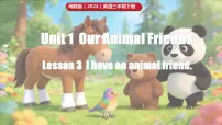 闽教版（2024）三年级下册（2024）Lesson 3 I have an animal friend.教学课件ppt