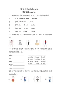 小学英语Unit 6 Cool clothes优秀课后作业题