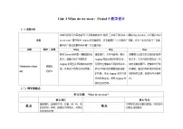 小学英语沪教牛津版(六三制一起)(2024)三年级下册（2024）Unit 3 What do we wear?教学设计