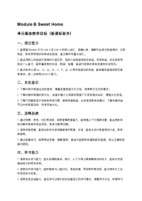小学英语川教版（三起）(2024)四年级下册（2024）Module B Sweet HomeUnit 4 This Is Our Home教案及反思