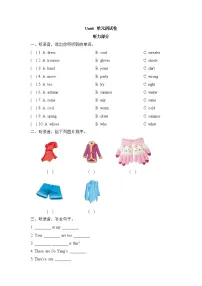 小学英语新版-牛津译林版四年级下册Unit 6 Whose dress is this?单元测试一课一练