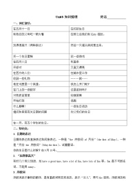 小学英语新版-牛津译林版五年级下册Unit 8 Brithdays学案