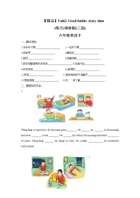 小学英语Unit 2 Good habits优质学案