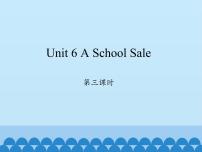 小学英语陕旅版六年级下册Unit 6 A School Sale说课免费ppt课件