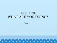小学英语北京版五年级下册Unit 1 What are you doing?Lesson 1授课免费ppt课件