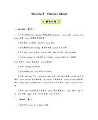 沪教版六年级上册Module 3 Out and about学案