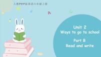 小学英语人教版 (PEP)六年级上册Unit 2 Ways to go to school Part B一等奖课件ppt