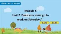 小学英语外研版 (三年级起点)三年级下册Unit 2 Does your mum go to work on Saturdays?精品ppt课件