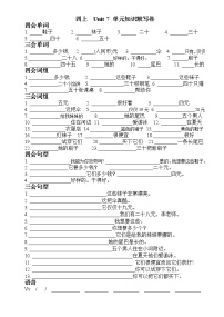 小学新版-牛津译林版Unit 7 How much?同步练习题