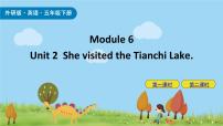 小学外研版 (三年级起点)Module 6Unit 2 She visited the Tianchi Lake.优质ppt课件