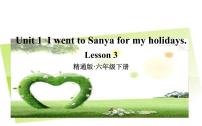 人教精通版六年级下册Unit 1 I went to Sanya for my holidays.Lesson 3优质ppt课件