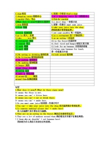 新版-牛津译林版六年级上册Unit 5 Signs精品随堂练习题