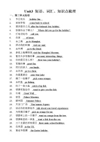 小学英语新版-牛津译林版六年级上册Unit 3 Holiday fun精品随堂练习题