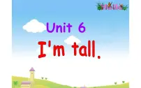 小学英语人教精通版四年级上册Unit 6 I'm tall.Lesson 31完美版课件ppt