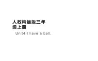 人教精通版三年级上册Unit 4 I have a ball.Lesson 19图文ppt课件