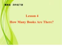 小学英语冀教版 (三年级起点)四年级下册Lesson 4 How Many Books Are There?习题ppt课件